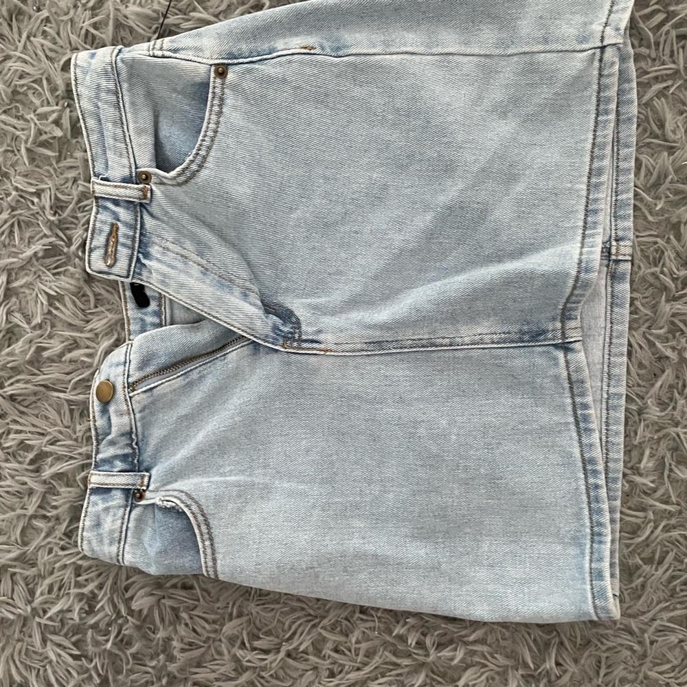 Forever 21 jeans skirt with pockets